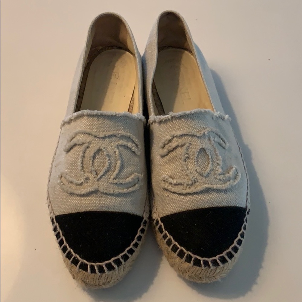 Chanel Espadrille Flats